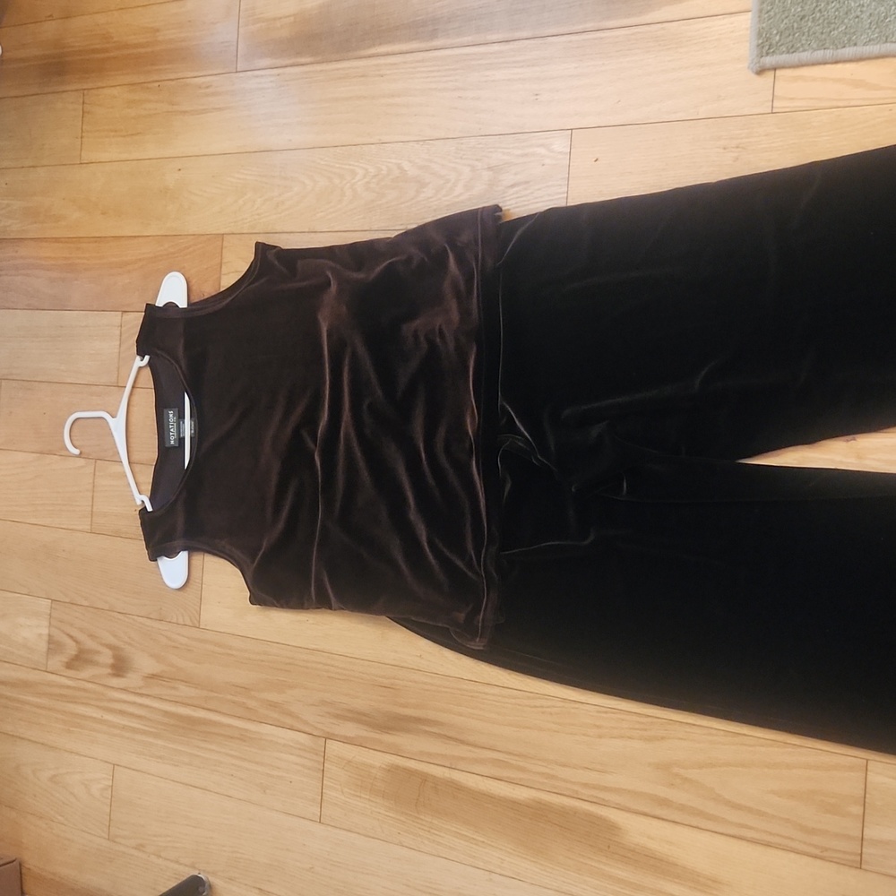 3 Piece Pant Set Velour - Picture 5 of 6